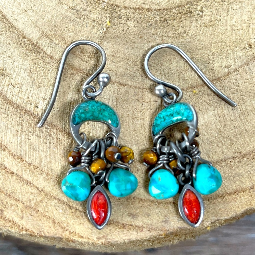 Silpada sterling turquoise earrings